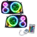 Picture of Oracle 01-04 Nissan Frontier SMD HL - Triple Halo - ColorSHIFT w- Simple Controller