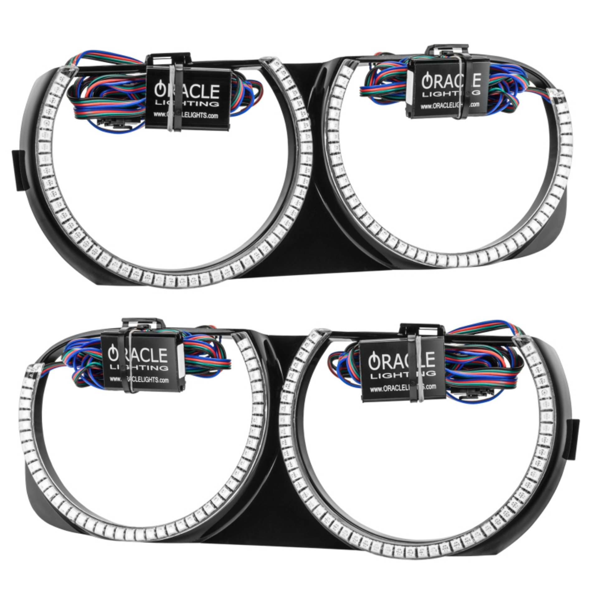Picture of Oracle 15-21 Dodge Challenger Pre-Installed Halo Headlight Bezel - w-o Controller