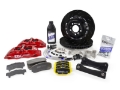 Picture of EBC Racing 99-04 Honda S2000 AP1 Black Apollo-4 Calipers 330mm Rotors Front Big Brake Kit