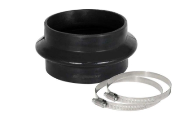 Picture of aFe Magnum FORCE Silicone Coupling Kit 4in ID x 2-1-2in L Straight Bellow-Coupler - Black