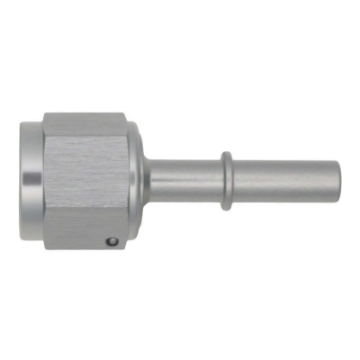 Picture of DeatschWerks 8AN Female Flare Swivel to 5-16in Male EFI Quick Disconnect - Anodized DW Titanium