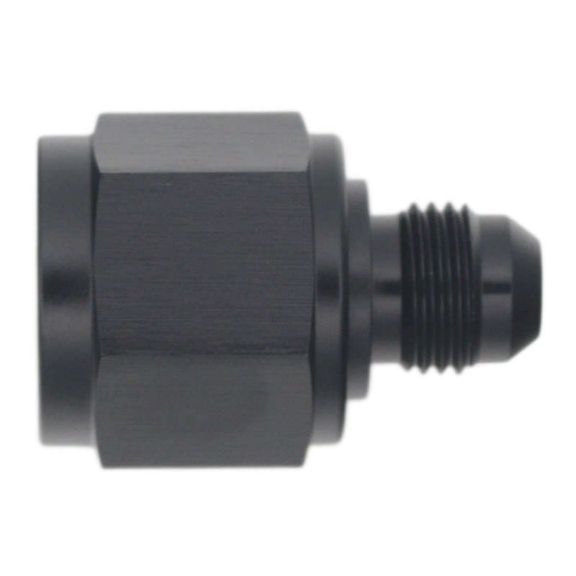Picture of DeatschWerks 10AN Female Flare to 6AN Male Flare Reducer - Anodized Matte Black