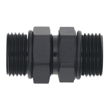Picture of DeatschWerks 10AN ORB Male to 10AN ORB Male Swivel Adapter - Anodized Matte Black