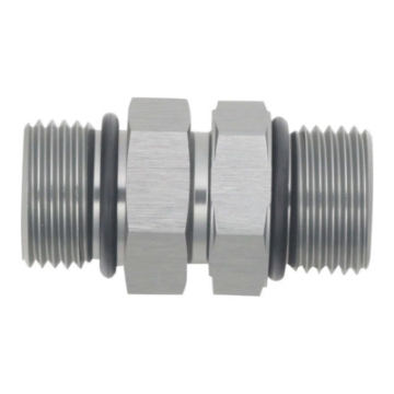 Picture of DeatschWerks 8AN ORB Male to 8AN ORB Male Swivel Adapter - Anodized DW Titanium