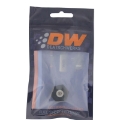 Picture of DeatschWerks 8AN ORB Male Plug Fitting with 1-8in NPT Gauge Port - Anodized Matte Black
