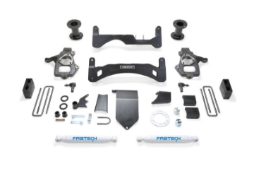 Picture of Fabtech 14-18 GM C-K1500 P-U w-oE Alm Or Stmp Stl UCA 6in Basic Sys G2 w-Perf Shks