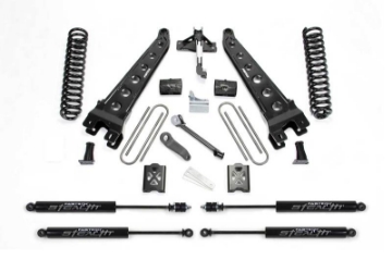Picture of Fabtech 05-07 Ford F250 4WD w-Factory Overload 6in Rad Arm Sys w-Coils & Stealth