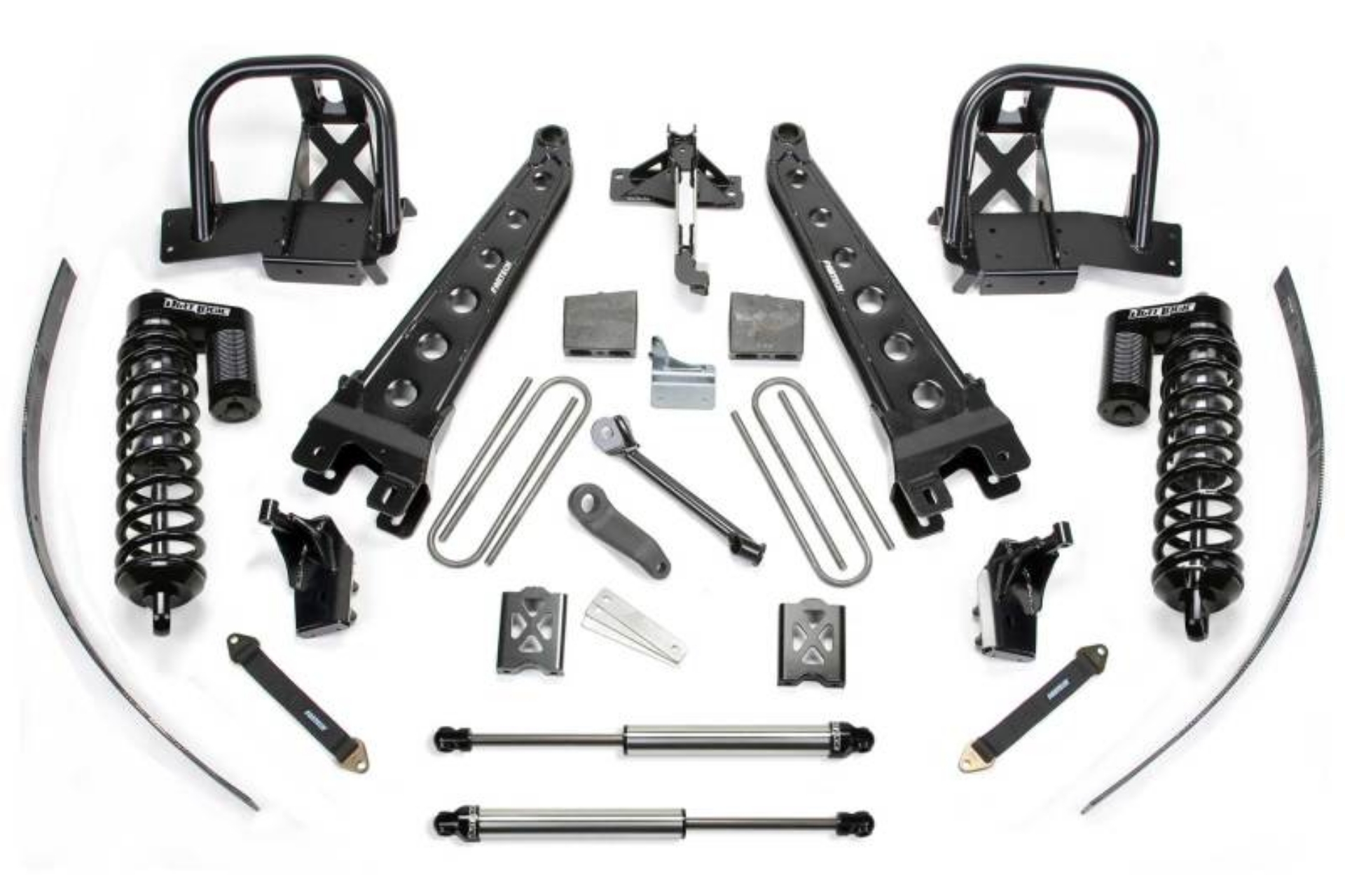 Picture of Fabtech 08-10 Ford F250 4WD w-o Factory Overload 8in Rad Arm Sys w-Dlss 4-0 C-O& Rr Dlss