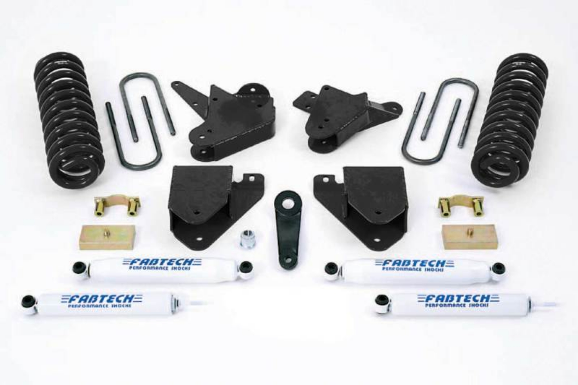 Picture of Fabtech 01-04 Ford F250-350 2WD 6in Basic Sys w-Perf Shks