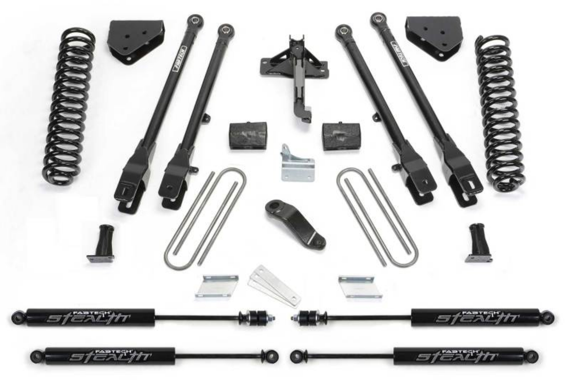 Picture of Fabtech 08-16 Ford F250 4WD 6in 4Link Sys w-Coils & Stealth