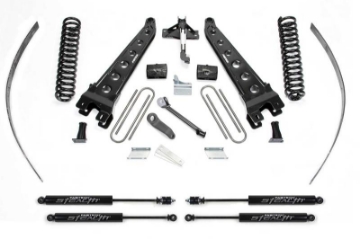 Picture of Fabtech 08-16 Ford F250 4WD w-Factory Overload 8in Rad Arm Sys w-Coils & Stealth