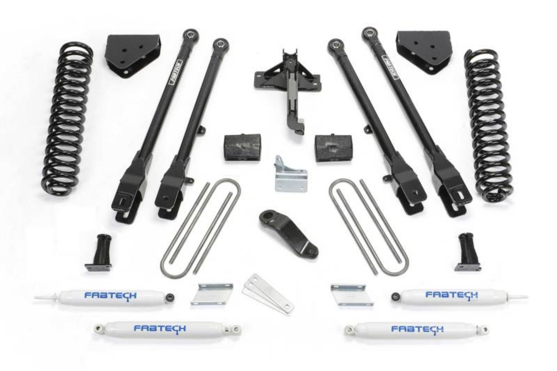 Picture of Fabtech 11-13 Ford F450-550 4WD 10 Lug 6in 4Link Sys w-Coils & Perf Shks