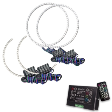 Picture of Oracle Toyota Tundra 14-17 Dual Halo Kit - ColorSHIFT w- 2-0 Controller