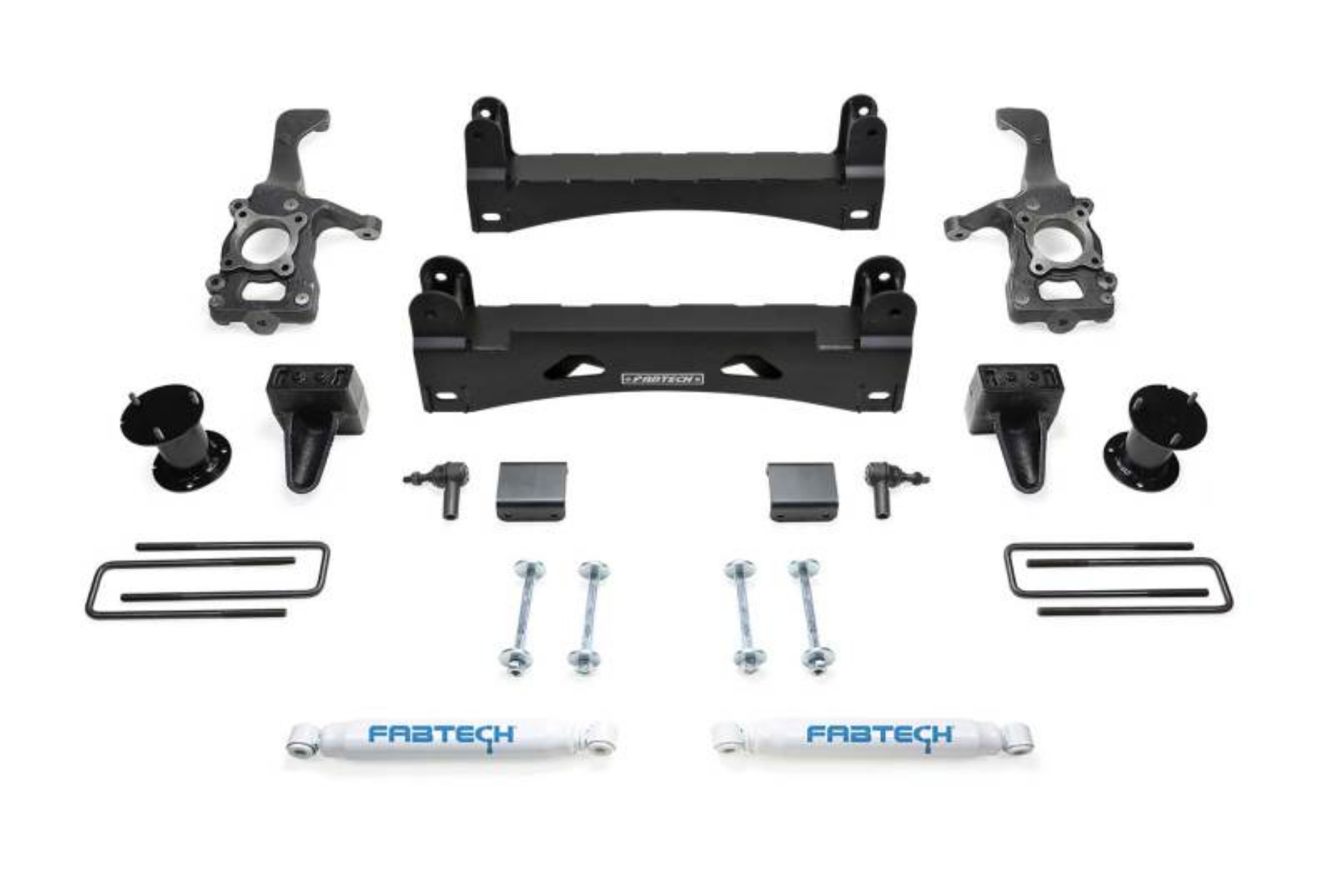 Picture of Fabtech 15-20 Ford F150 2WD 6in Basic Sys w-Perf Shks