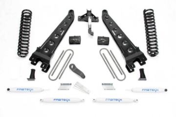 Picture of Fabtech 17-21 Ford F250-F350 4WD Gas 6in Rad Arm Sys w-Coils & Perf Shks