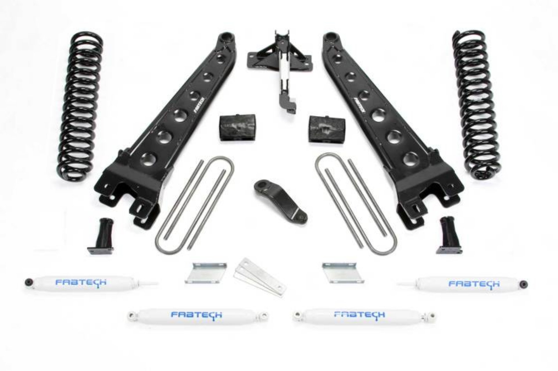 Picture of Fabtech 17 Ford F450-F550 4WD Diesel 6in Rad Arm Sys w-Coils & Perf Shks