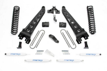 Picture of Fabtech 17 Ford F450-F550 4WD Diesel 6in Rad Arm Sys w-Coils & Perf Shks