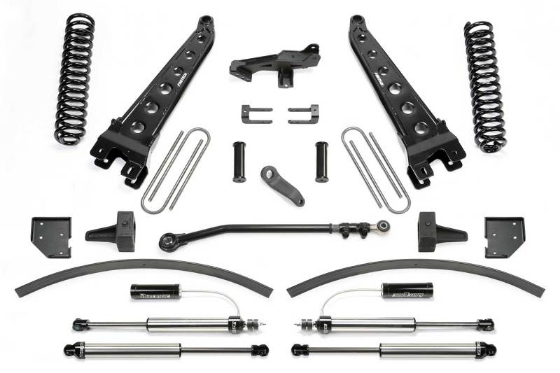 Picture of Fabtech 17-21 Ford F250-F350 4WD Diesel 8in Rad Arm Sys w-Coils & Dlss Resi Shks