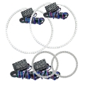 Picture of Oracle Volkswagen Touareg 05-06 Halo Kit - ColorSHIFT w-o Controller