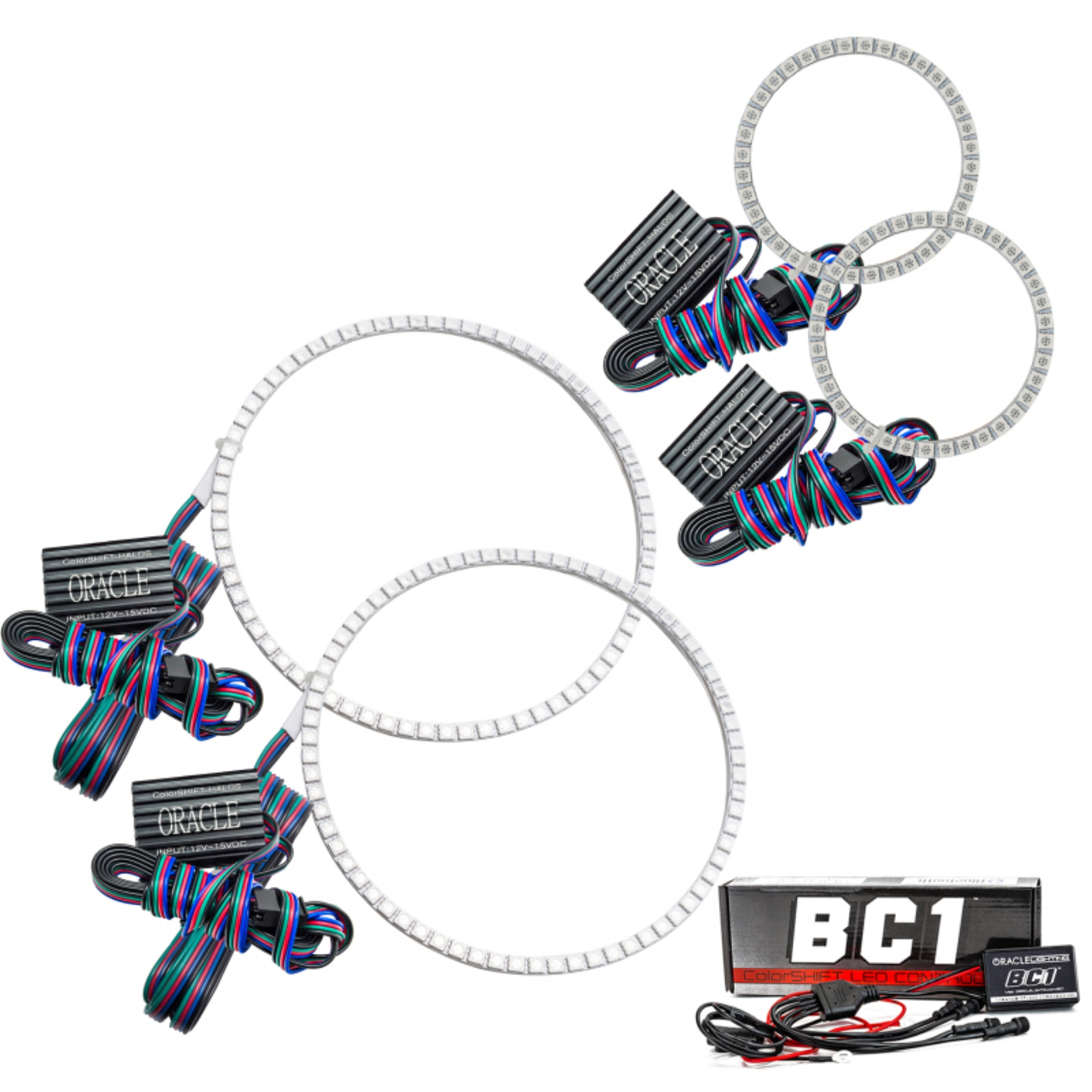 Picture of Oracle Volkswagen Golf GTI 98-04 Halo Kit - ColorSHIFT w- BC1 Controller