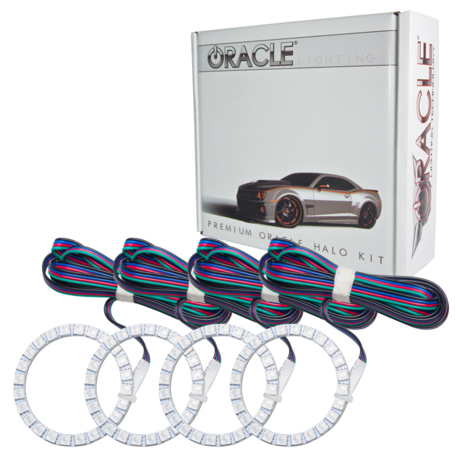 Picture of Oracle Yamaha R6 03-05 LED Motorcycle Halo Kit - ColorSHIFT