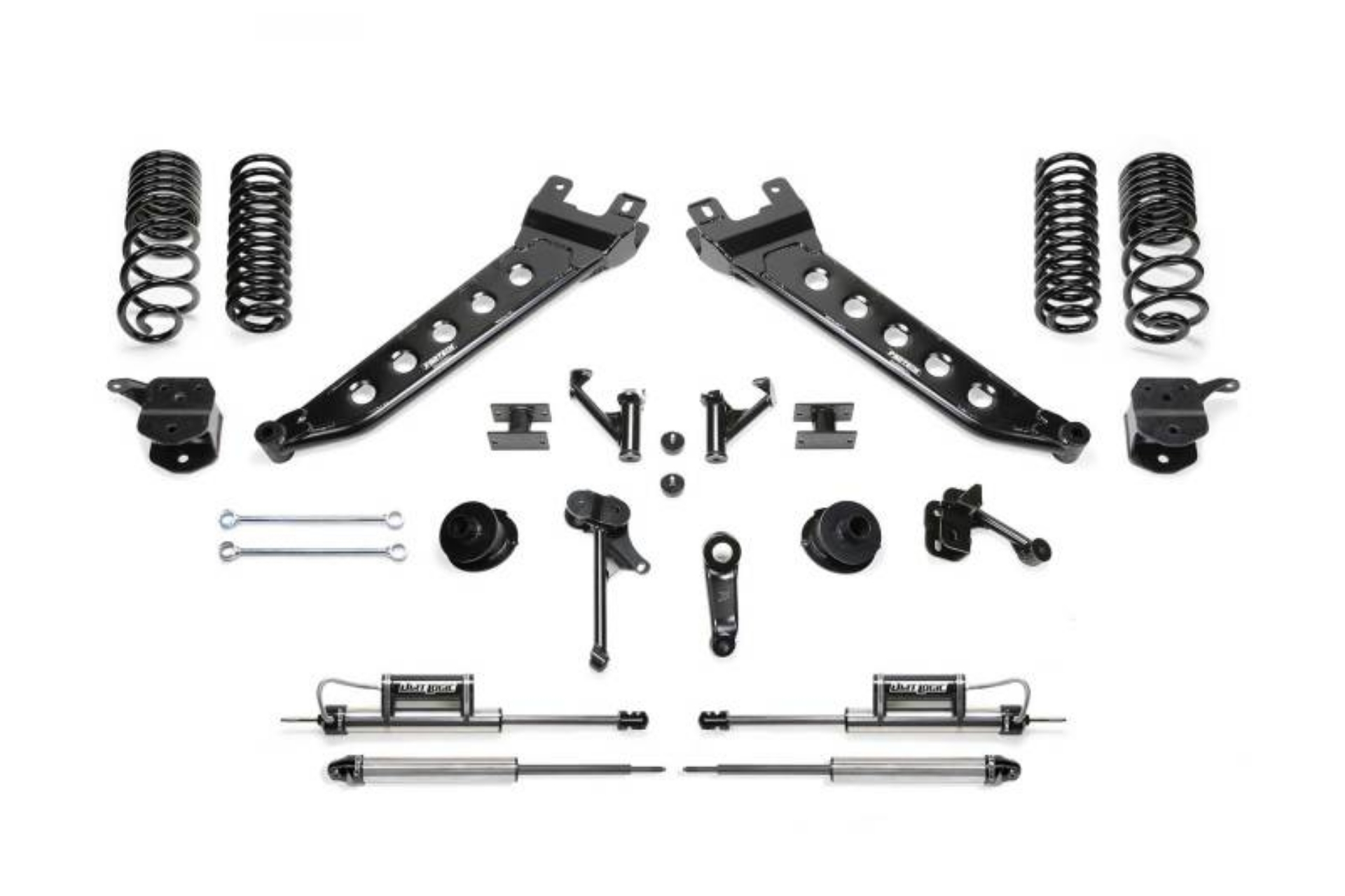 Picture of Fabtech 14-18 Ram 2500 4WD 7in Radius Arm Kit w-2-25 Dlss