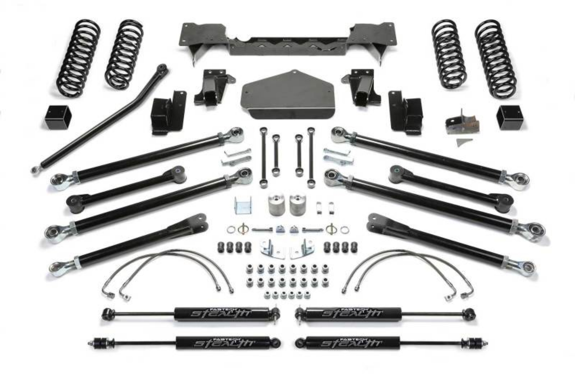 Picture of Fabtech 07-18 Jeep JK 2-Door 3in Crawler w-Stealth