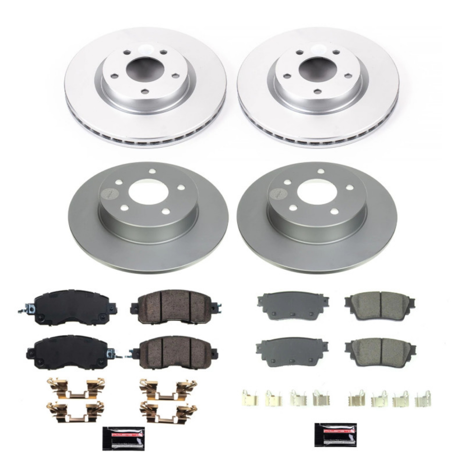 Picture of Power Stop 19-22 Nissan Altima Front & Rear Z17 Coated Brake Kit