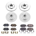 Picture of Power Stop 2020 Chevrolet Malibu Front & Rear Z17 Coated Brake Kit