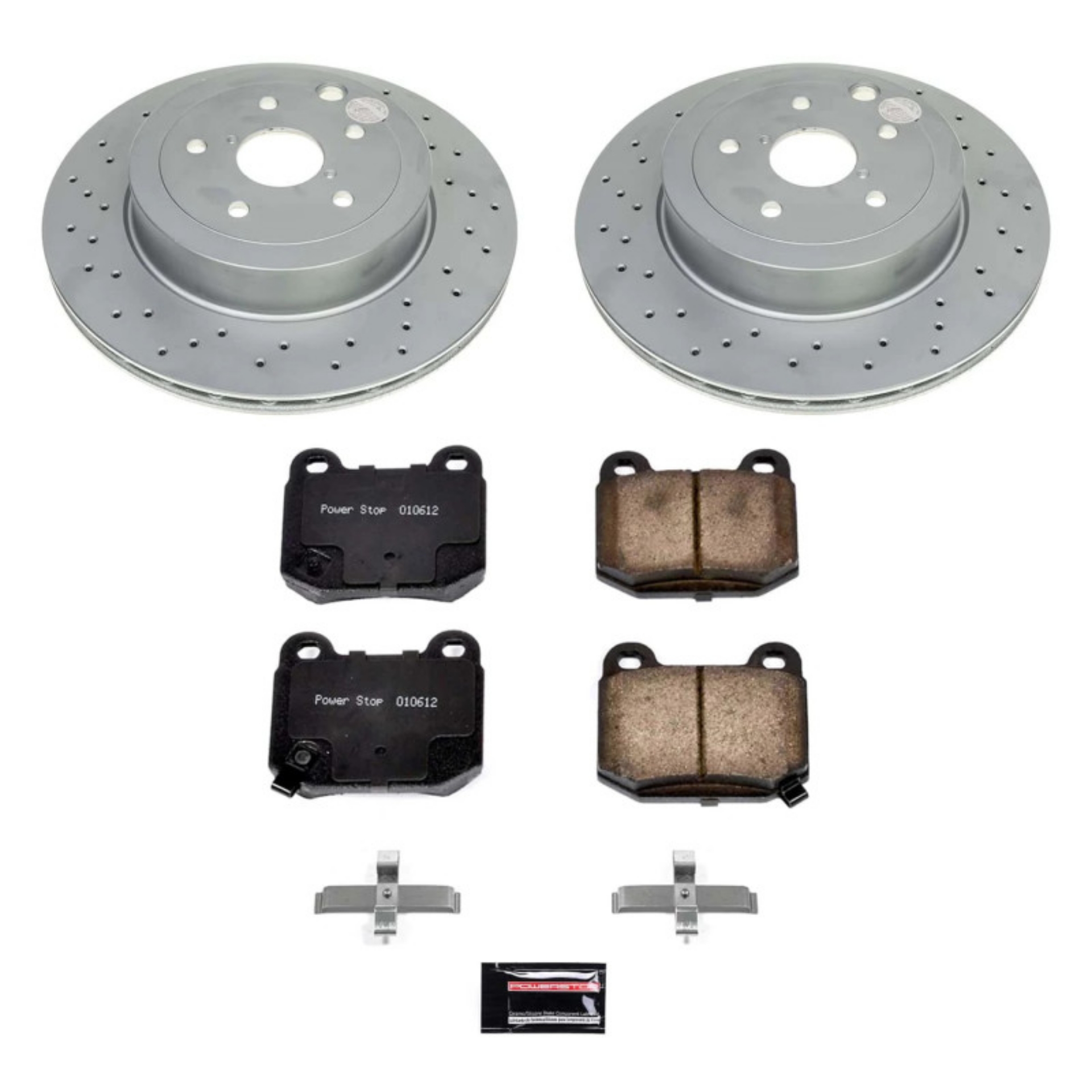 Picture of Power Stop 2021 Subaru WRX w-1 Piston Rear Calipers Rear Z17 Coated Brake Kit