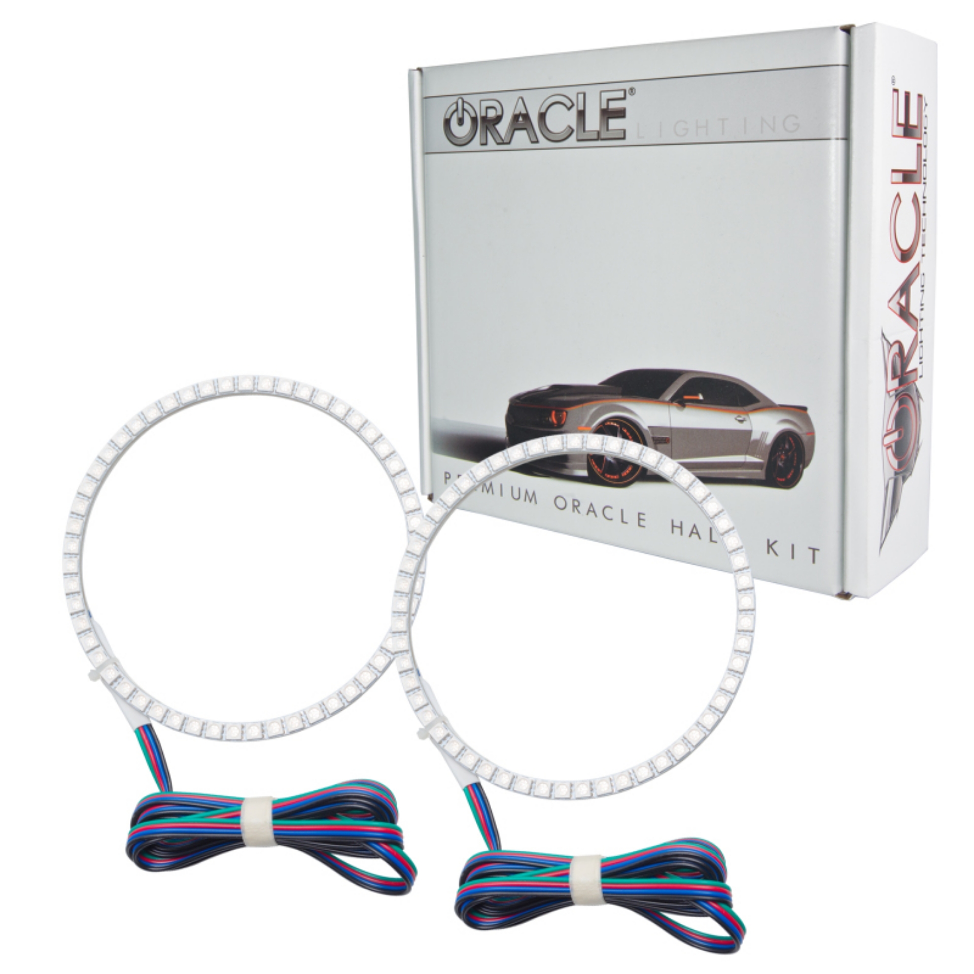 Picture of Oracle Vespa LX50 06-13 LED Halo Kit - ColorSHIFT