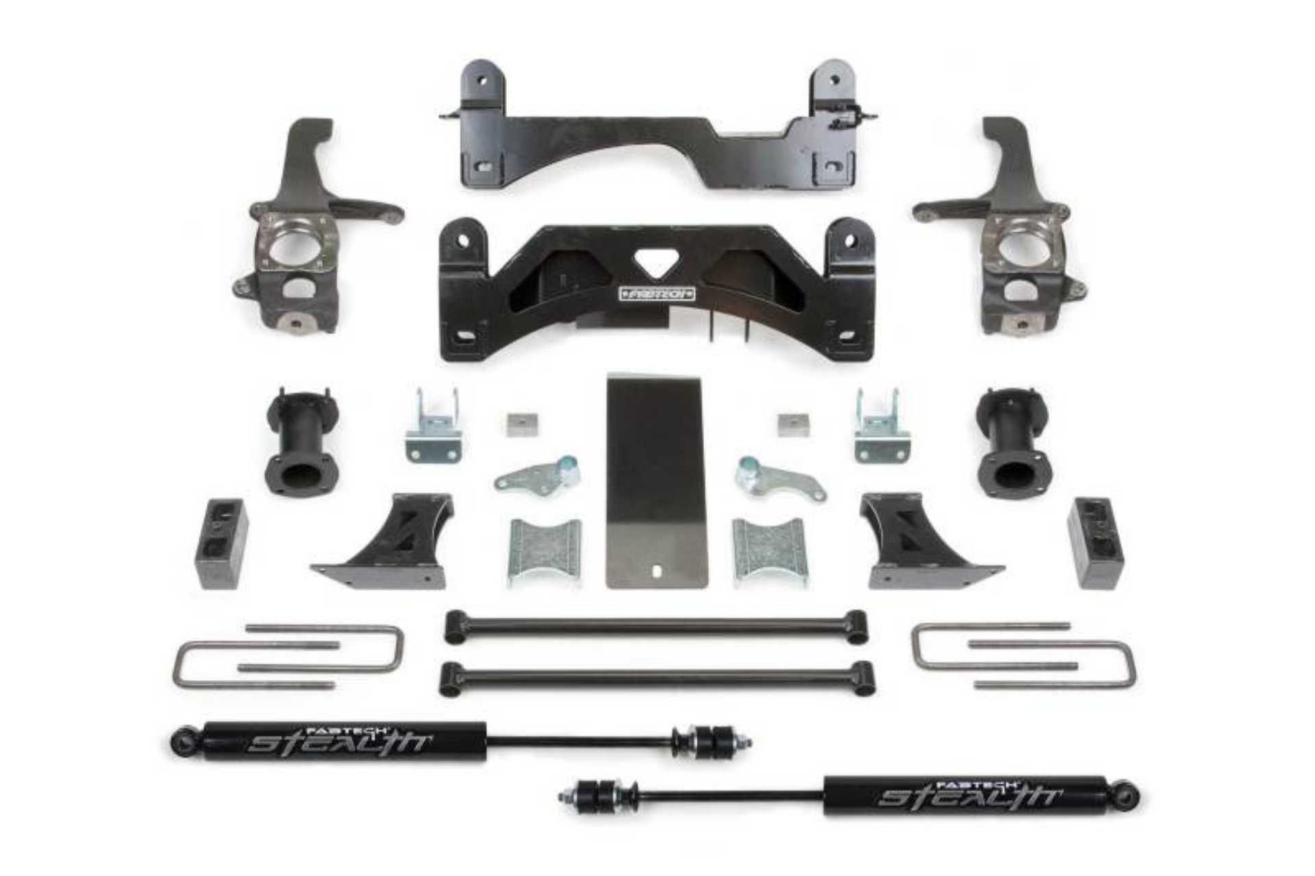 Picture of Fabtech 07-15 Toyota Tundra 2-4WD 6in Basic Sys w-C-O Spacers & Stealth Rr
