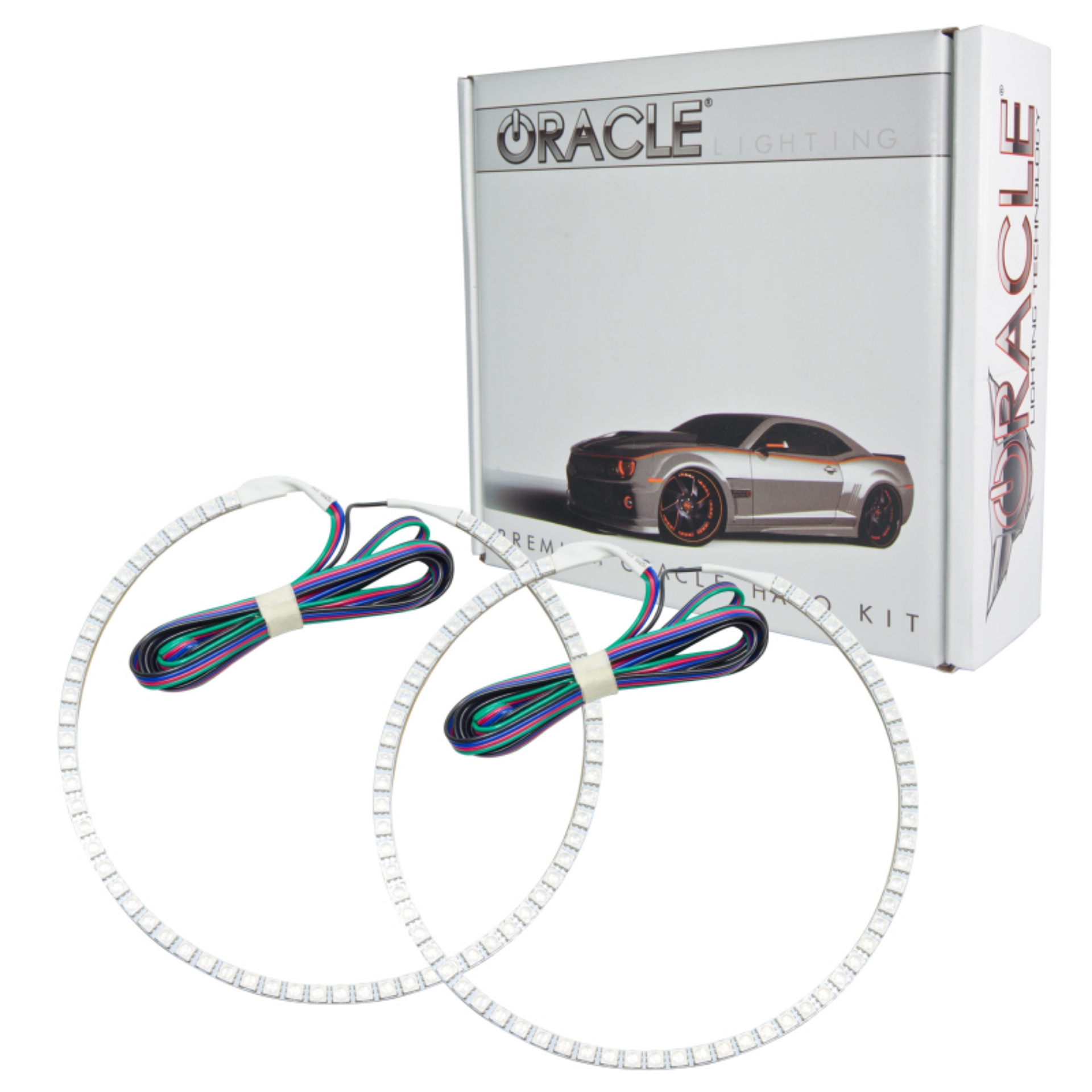 Picture of Oracle Toyota Tundra 14-17 Halo Kit - ColorSHIFT w- Simple Controller