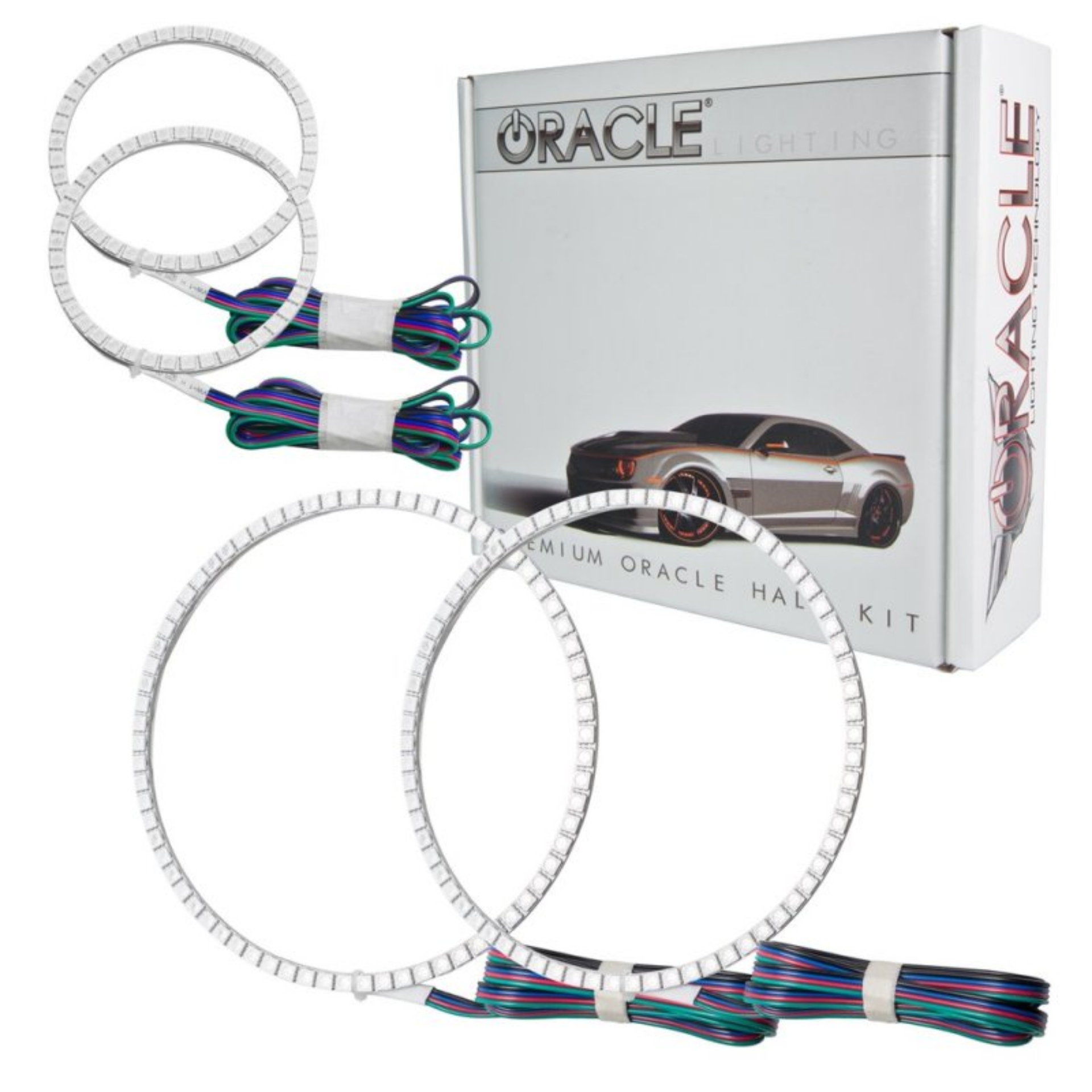 Picture of Oracle Volkswagen Jetta 05-10 Halo Kit - ColorSHIFT w- BC1 Controller