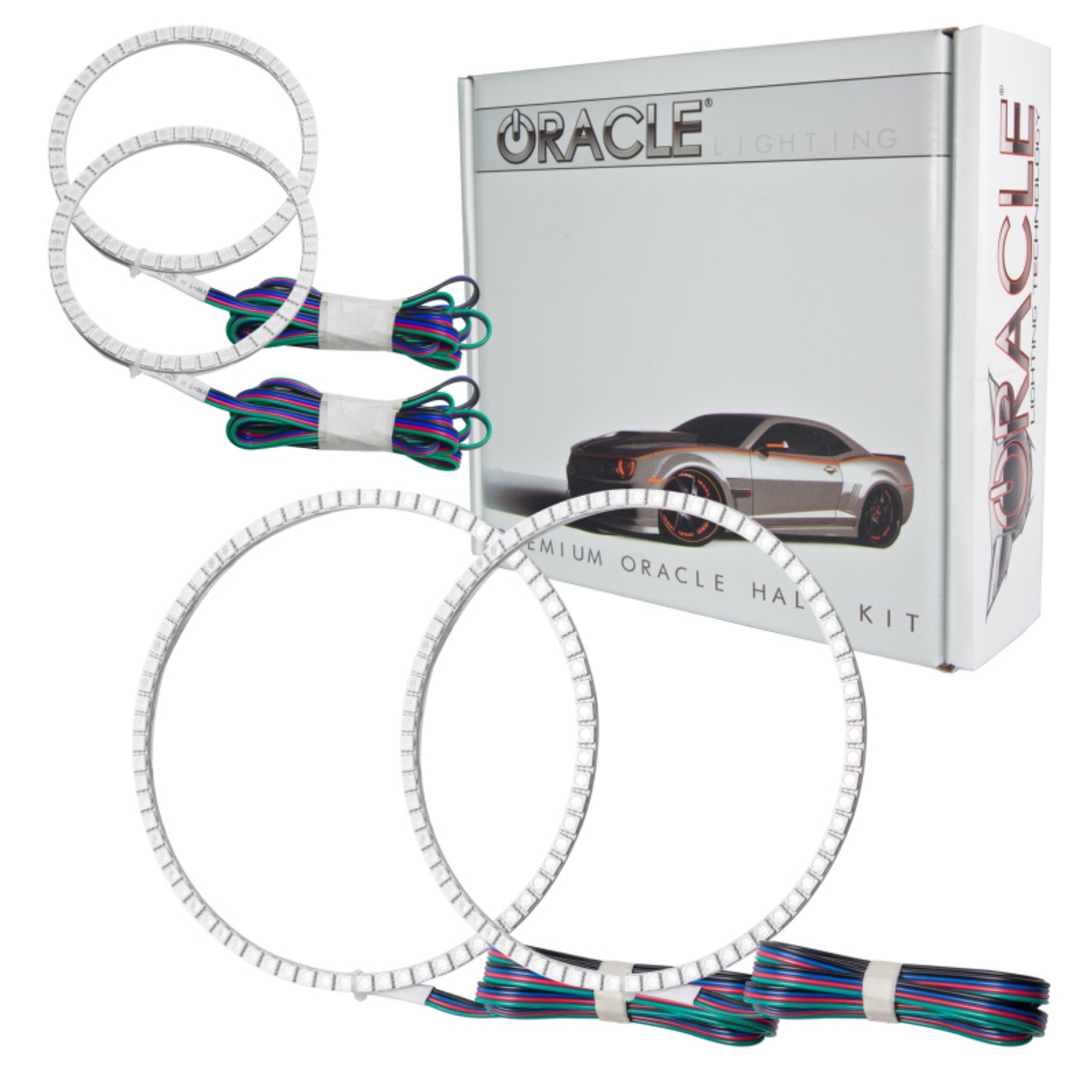 Picture of Oracle Volkswagen Jetta 05-10 Halo Kit - ColorSHIFT w- Simple Controller