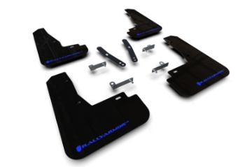 Picture of Rally Armor 22-25 Kia EV6 Black UR Mud Flap Blue Logo
