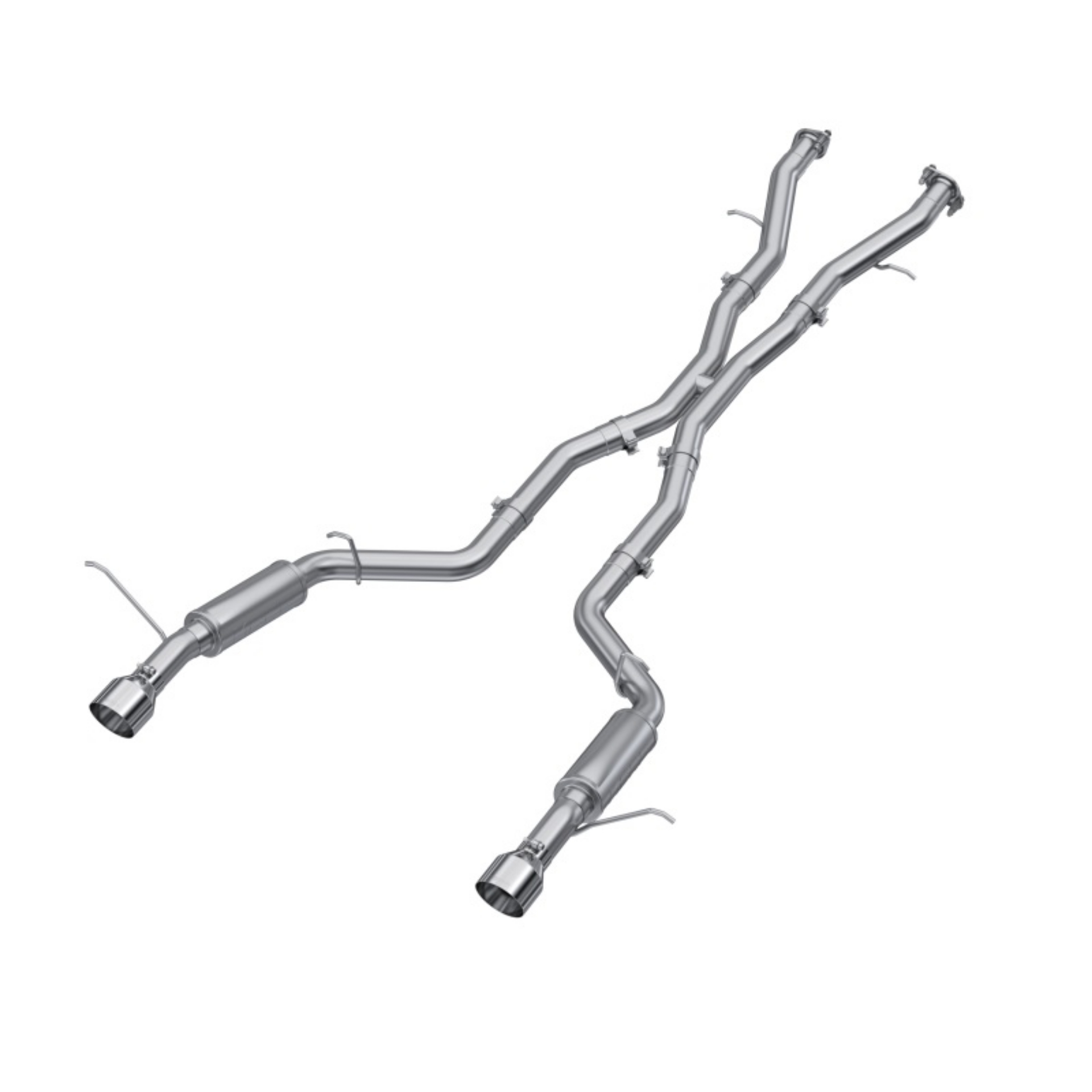 Picture of MBRP 18-23 Dodge Durango SRT 6-4L Armor Lite AL Steel 3in Cat Back Exhaust Dual Rear Exit w- SS Tips
