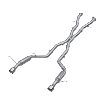 Picture of MBRP 18-23 Dodge Durango SRT 6-4L Armor Lite AL Steel 3in Cat Back Exhaust Dual Rear Exit w- SS Tips