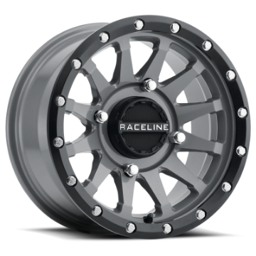 Picture of Raceline A95SG Trophy 14x7in - 4x156 BP - 10mm Offset - 132-5mm Bore - Grey & Black Lip Wheel