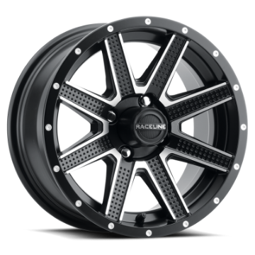 Picture of Raceline G92M Hostage 14x7in - 4x101-6 BP - 5mm Offset - 68mm Bore - Satin Black Wheel