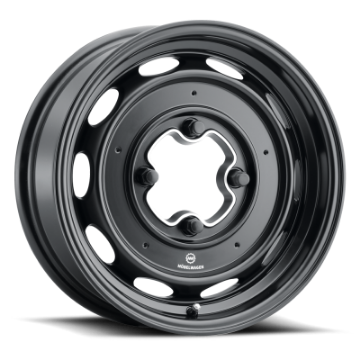 Picture of Mobelwagen MW-430B Interceptor 15x4-5in - 4x130 BP - 25mm Offset - 85-85mm Bore - Black Wheel