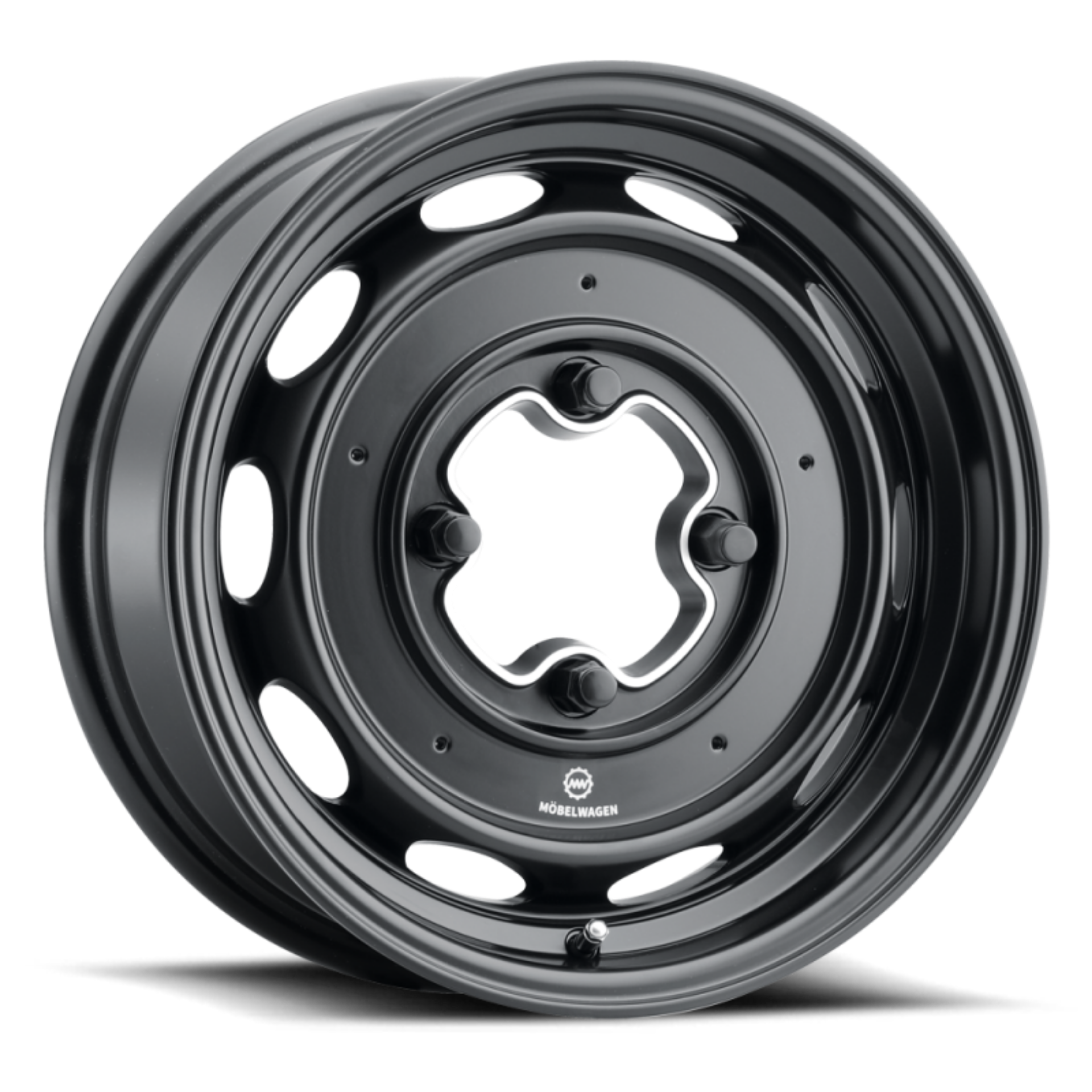 Picture of Mobelwagen MW-430B Interceptor 15x5-5in - 4x130 BP - 20mm Offset - 85-85mm Bore - Black Wheel