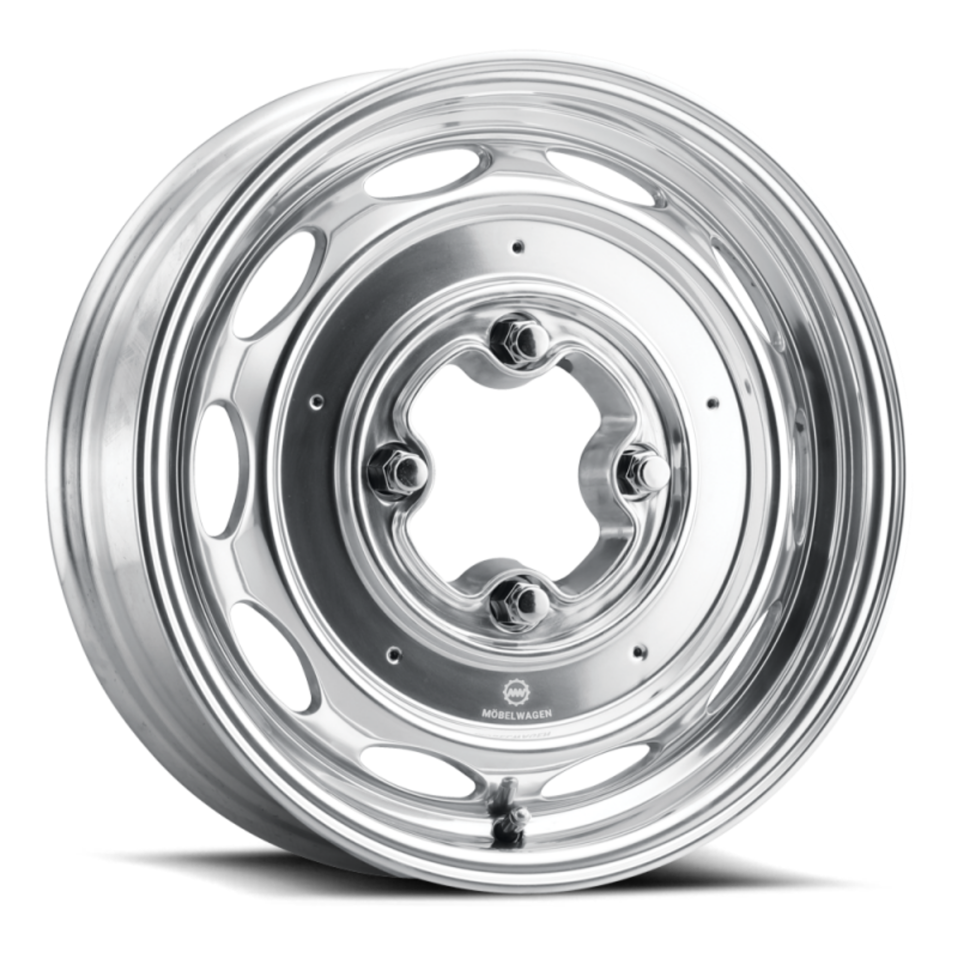 Picture of Mobelwagen MW-430P Interceptor 15x5-5in - 4x130 BP - 20mm Offset - 85-85mm Bore - Polished Wheel