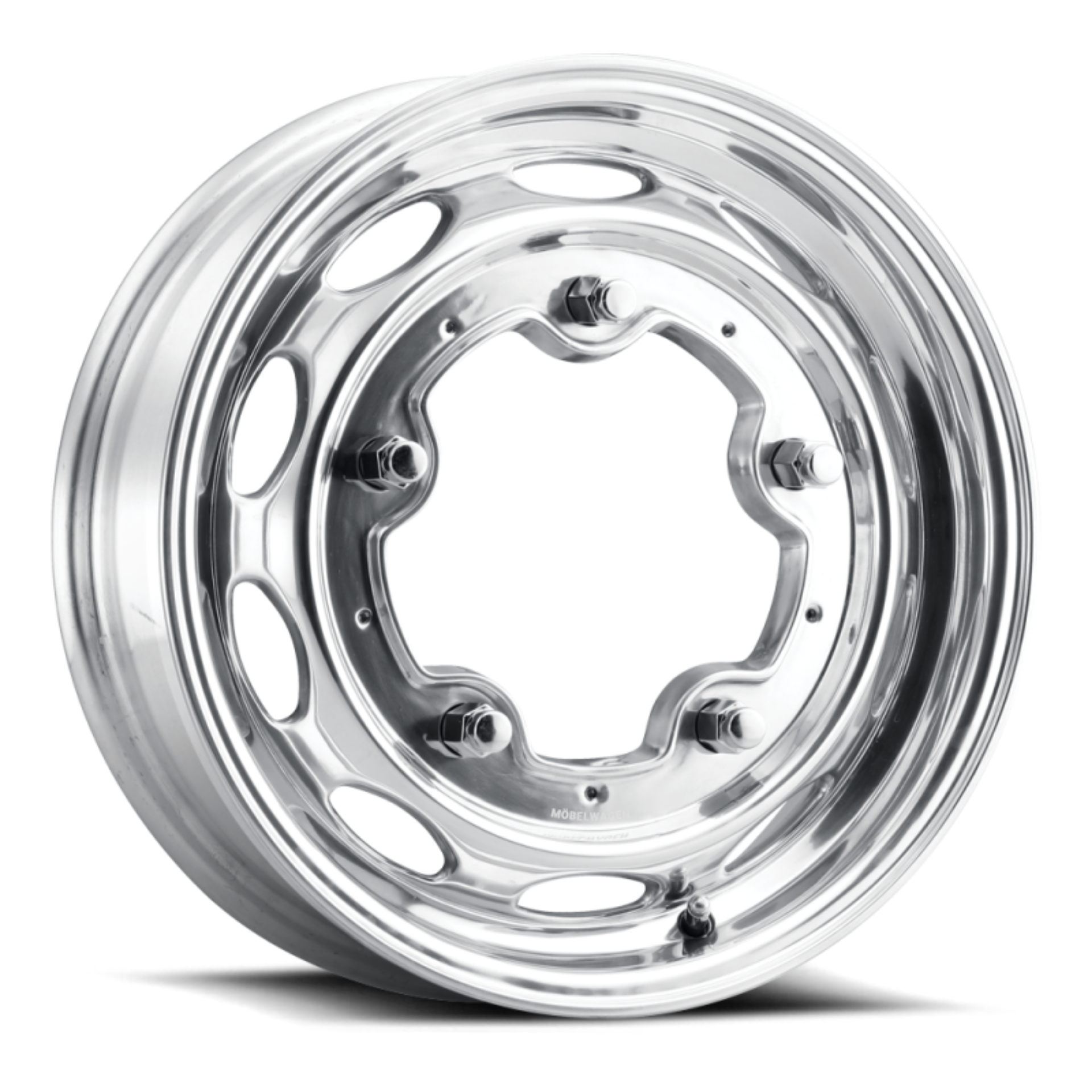 Picture of Mobelwagen MW-520P Interceptor 15x5-5in - 5x205 BP - 20mm Offset - 156mm Bore - Polished Wheel