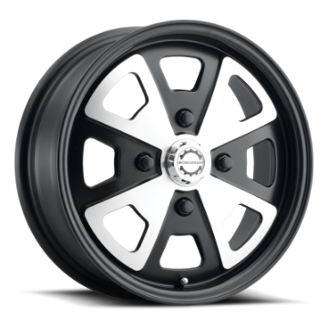 Picture of Mobelwagen MW-730M Schnell 15x5-5in - 4x130 BP - 35mm Offset - 79-1mm Bore - Black & Machined Wheel
