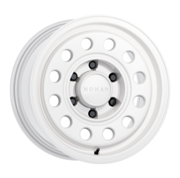Picture of Nomad N501SA Convoy 15x7in - 6x139-7 BP - -10mm Offset - 107-95mm Bore - Gloss White Wheel