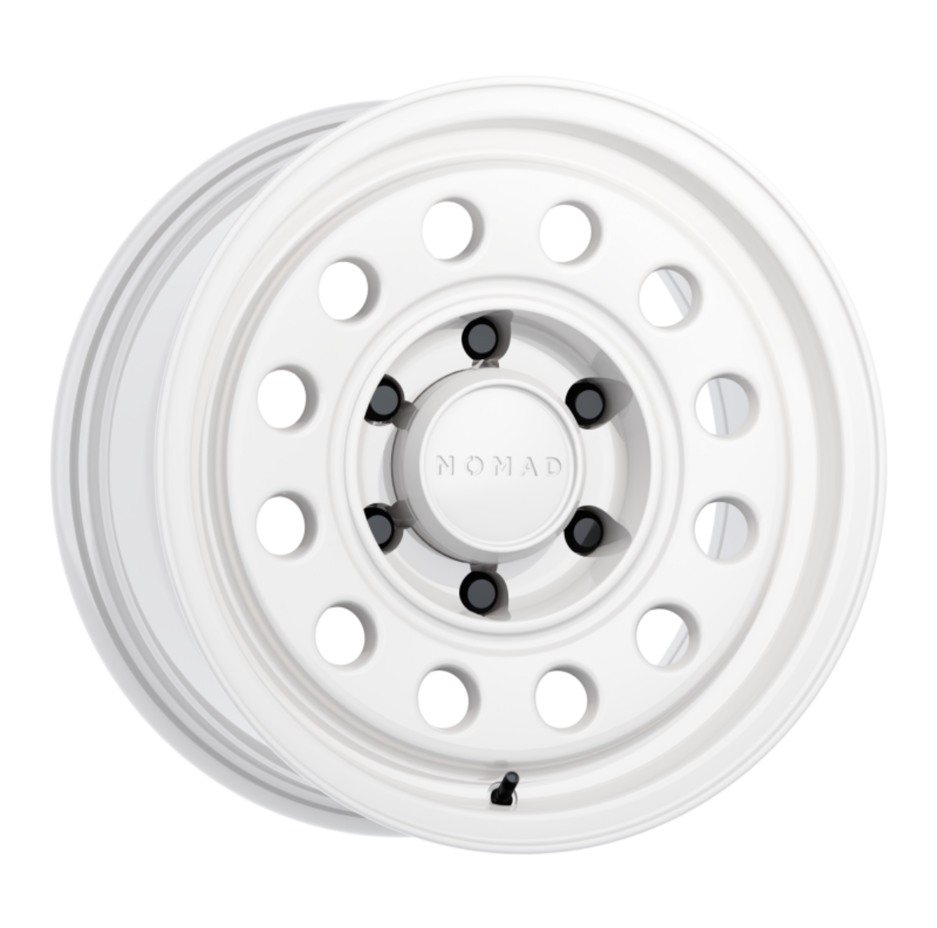 Picture of Nomad N501SA Convoy 17x8-5in - 5x150 BP - -10mm Offset - 110-3mm Bore - Gloss White Wheel