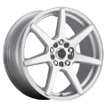 Picture of Raceline 131S Evo 15x7in - 4x100-4x108 BP - 40mm Offset - 72-62mm Bore - Silver & Machined Wheel