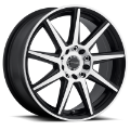 Picture of Raceline 144M Storm 16x7in - 5x100-5x114-3 BP - 40mm Offset - 72-62mm Bore - Black & Machined Wheel