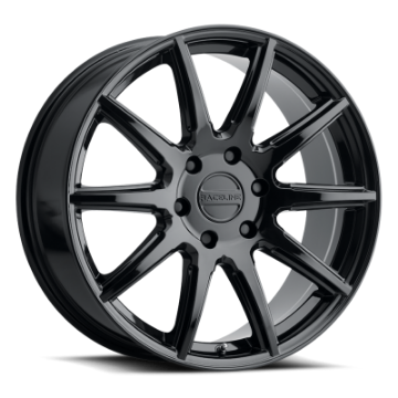 Picture of Raceline 159B Spike 22x9-5in - 6x139-7 BP - 15mm Offset - 106-1mm Bore - Gloss Black Wheel